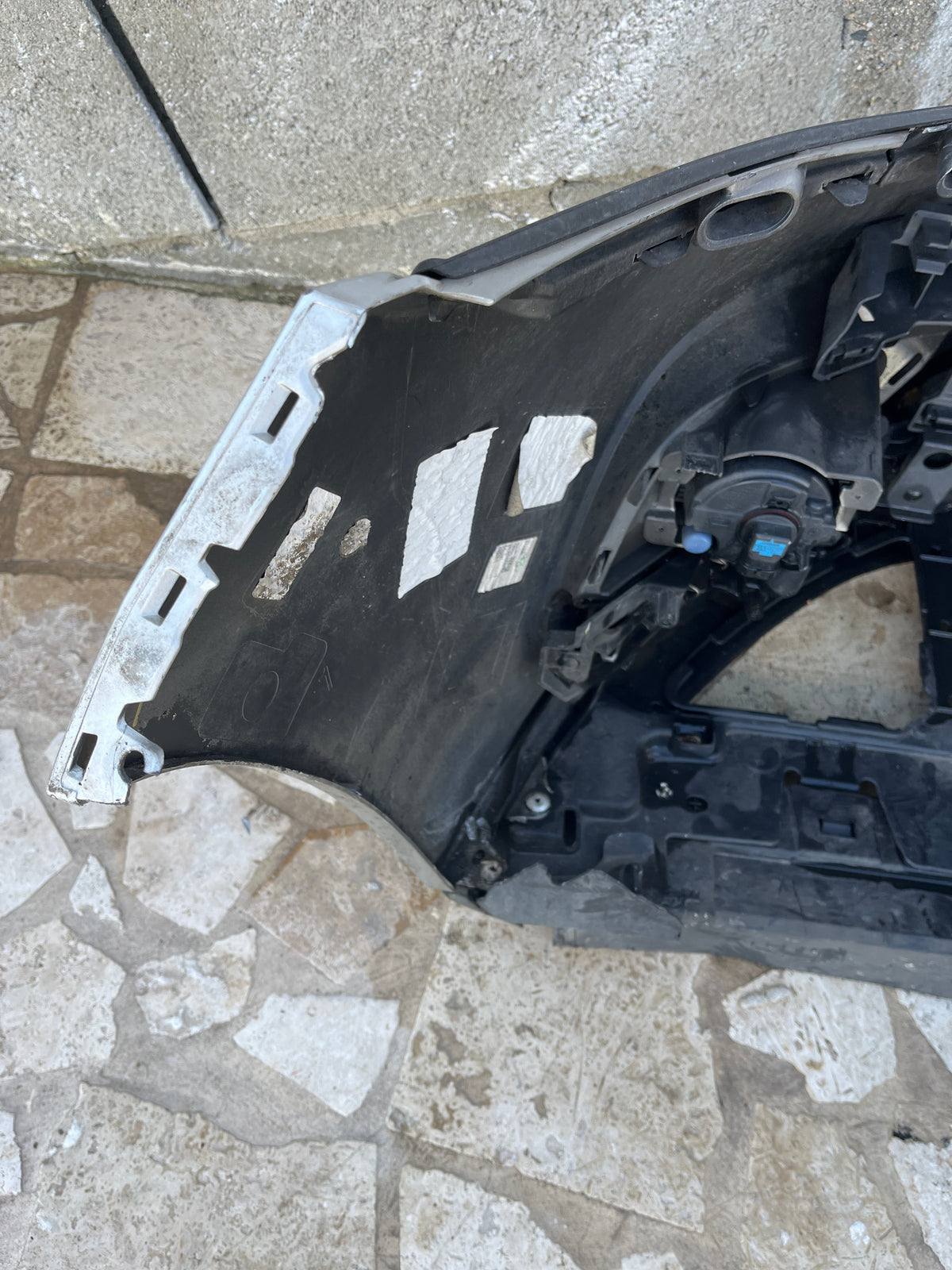 Pare choc AV gris 620221270R Renault Clio 4 Phase 2