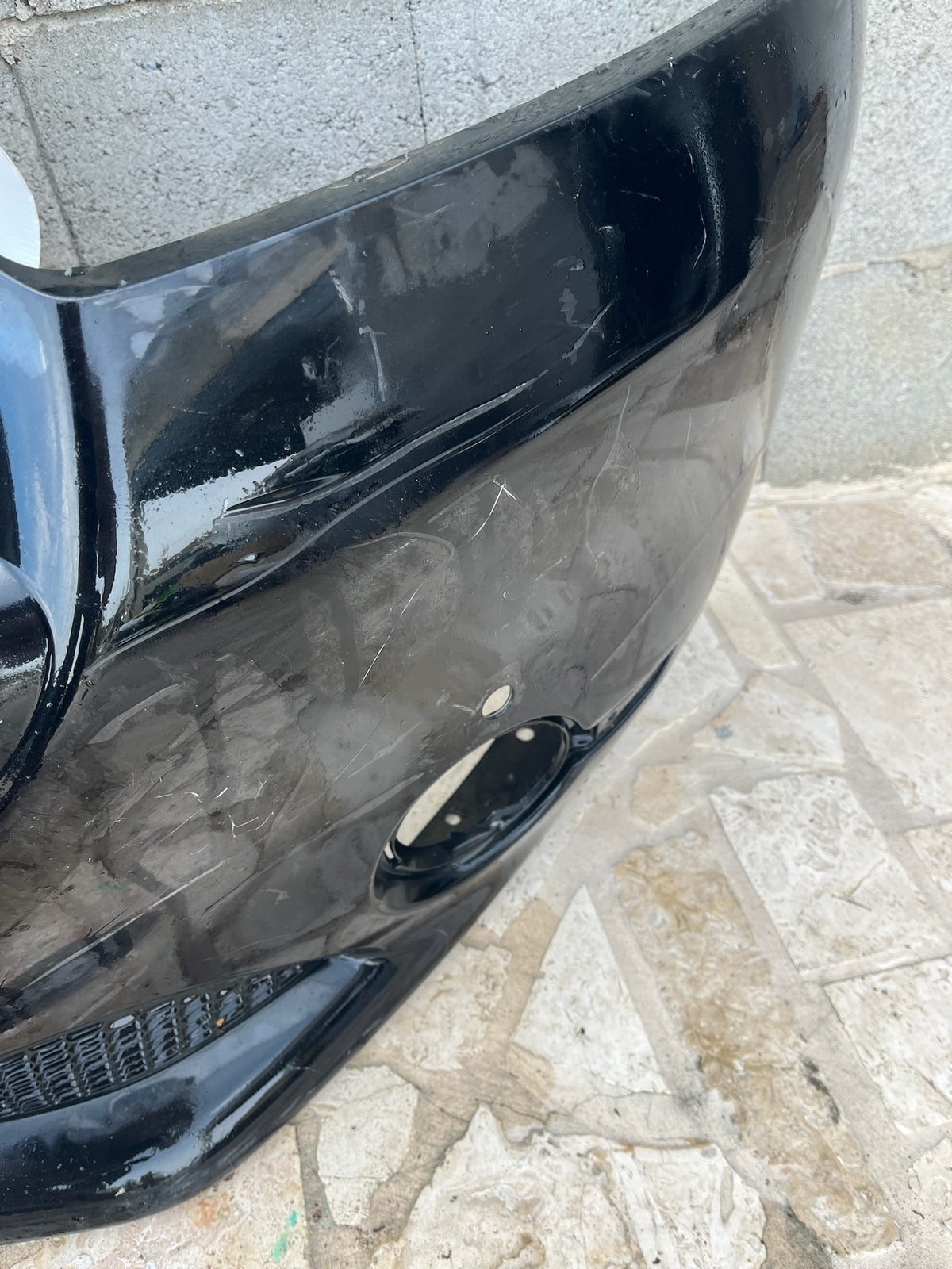 Pare choc avant Peugeot 208 1 phase 1 noir