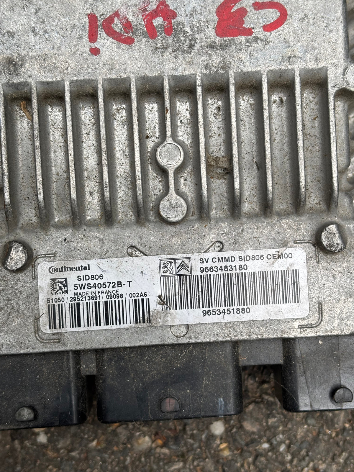 Calculateur Citroën C3 9653451880