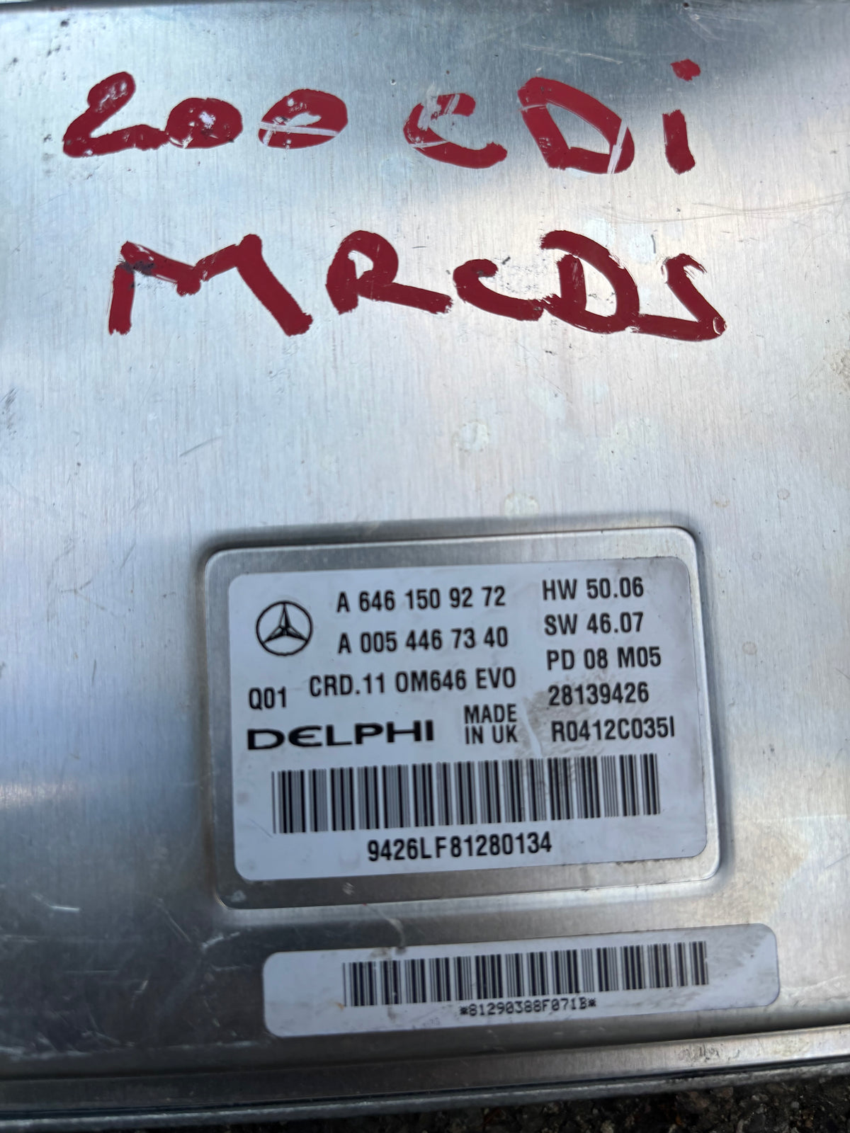 Calculateur Mercedes classe C w204