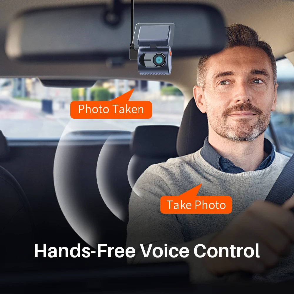Dashcam KAWA MINI 3 Pro 2K — WiFi, commande vocale, surveillance parking 24h/24
