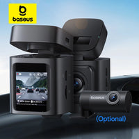 Dashcam Baseus VD1 3K avant + 1080P arrière — GPS intégré, supercondensateur, surveillance parking 24h/24