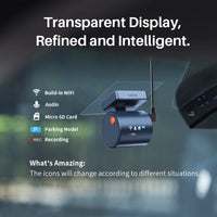 Dashcam KAWA MINI 3 Pro 2K — WiFi, commande vocale, surveillance parking 24h/24