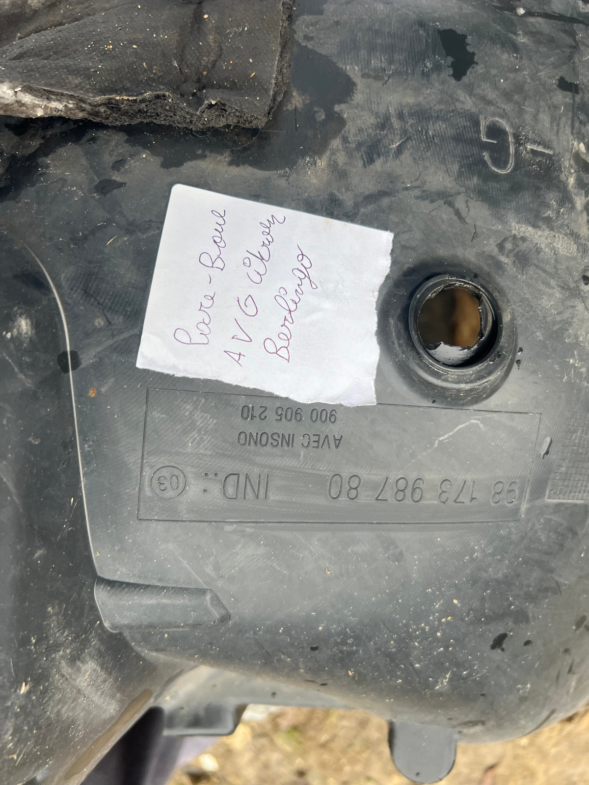 Pare boue avant gauche Citroën Berlingo 3 — photo 3