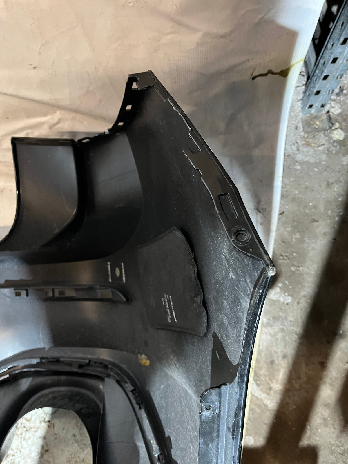 Pare-chocs arrière volkswagen golf 8 GTI noir — photo 4
