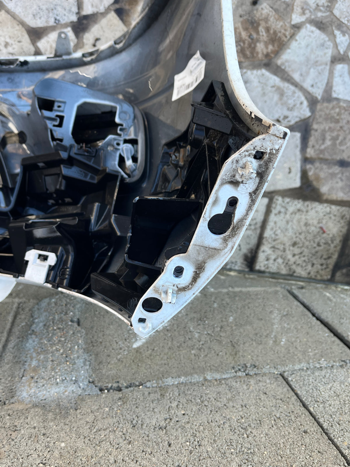 Pare-chocs AV blanc 9688071577 Peugeot 207 — photo 3