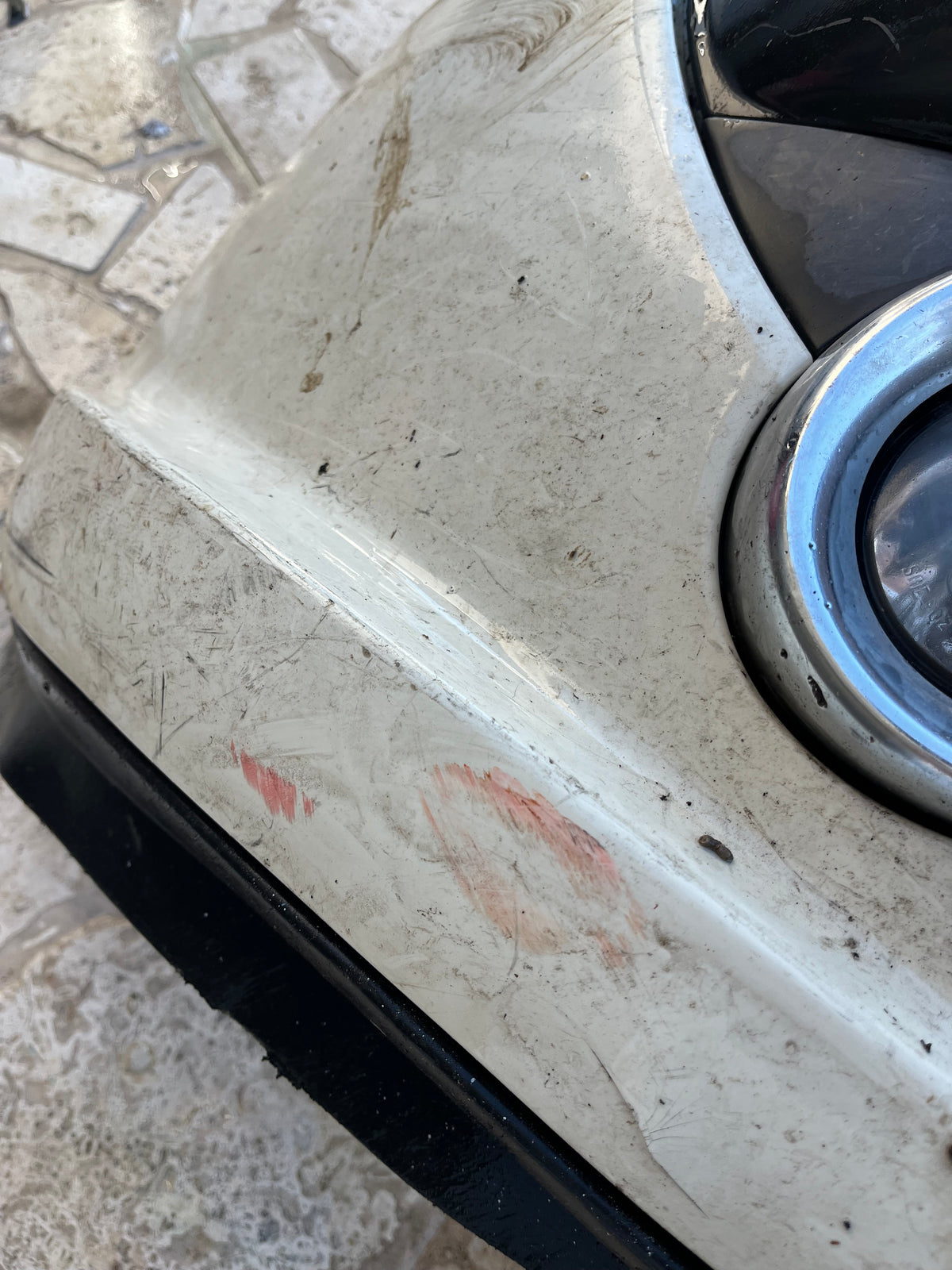 Pare-chocs AV blanc Peugeot 206+ — photo 6