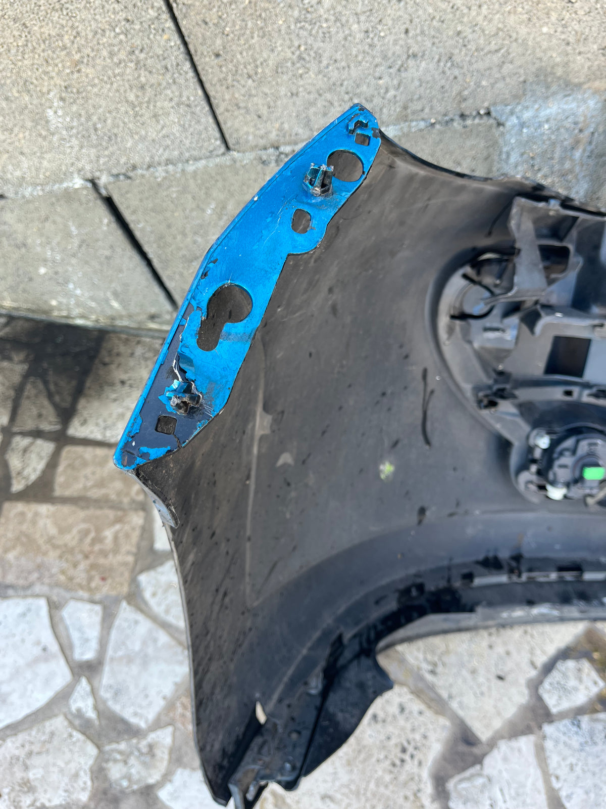 Pare-chocs AV bleu 9654356880 Peugeot 207 — photo 5