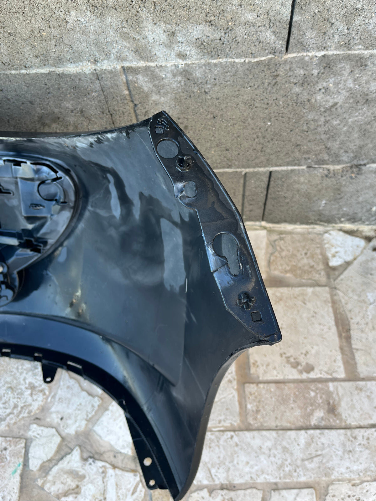 Pare-chocs AV noir 9654356880 Peugeot 207 — photo 3