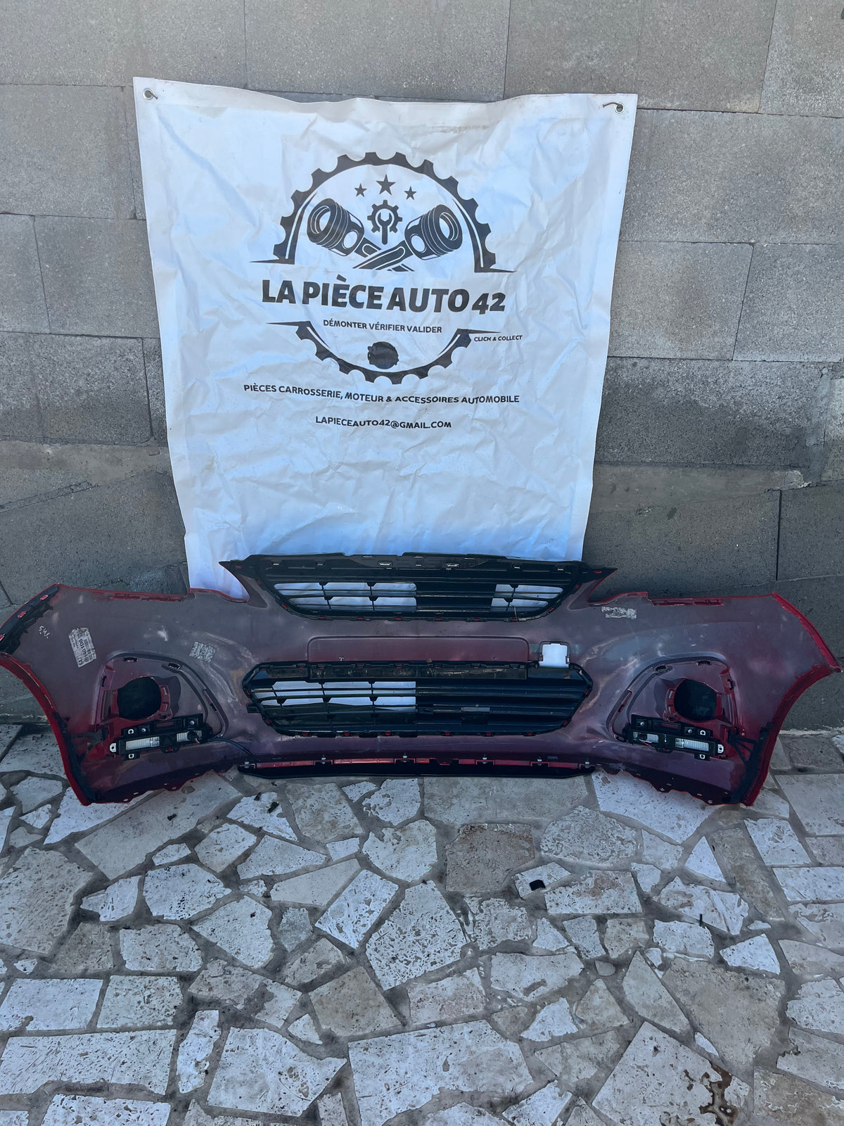 Pare-chocs AV rouge 52119-0H150 Peugeot 108 — photo 5