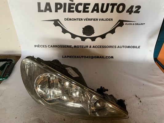 Phare avant droit Peugeot 206 phase 2 — photo 1
