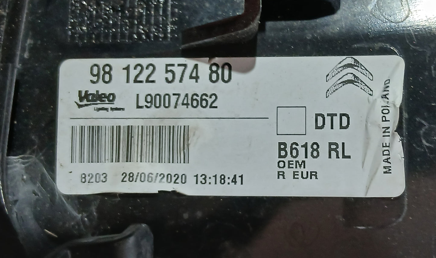 Feux arrière droit Citroën C3 3