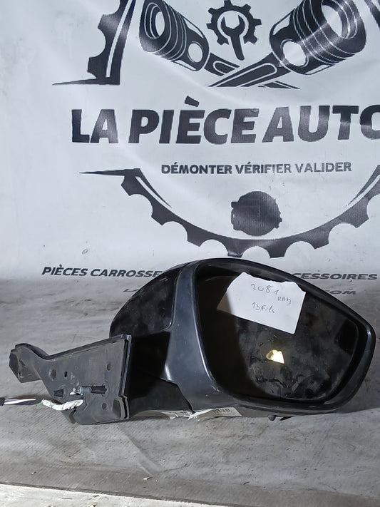 Rétroviseur droit Peugeot 208 1 noir 11 câbles