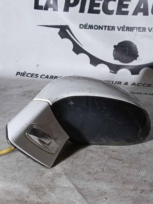 Rétroviseur gauche Peugeot 308 blanc 6 câbles