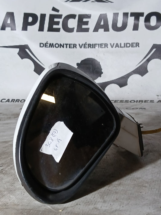 Rétroviseur gauche Peugeot 308 blanc 6 câbles
