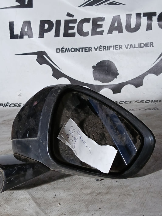 Rétroviseur droit Citroën C4 Picasso noir 12 câbles