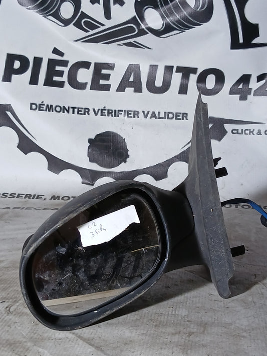 Rétroviseur gauche Citroën C2 noir électrique 3 câbles
